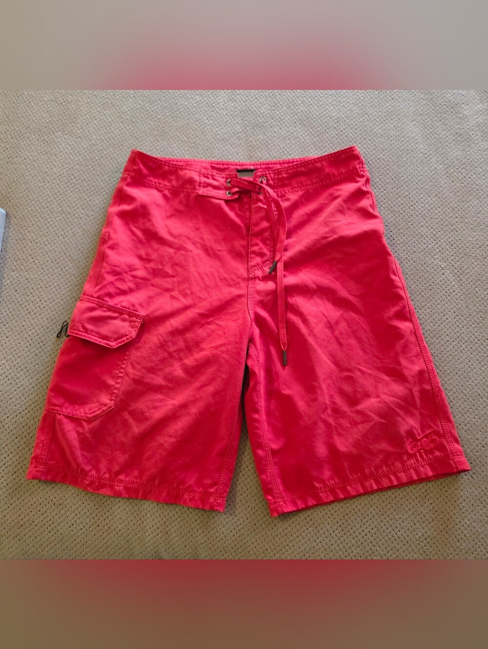Men's Nike 6.0 Red Board Shorts Swim Trunks